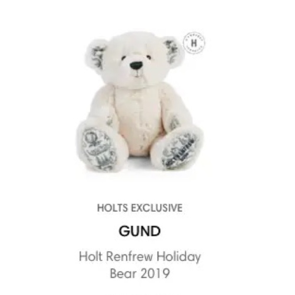 GUND Holt Renfrew Collectors Bear - 2019
